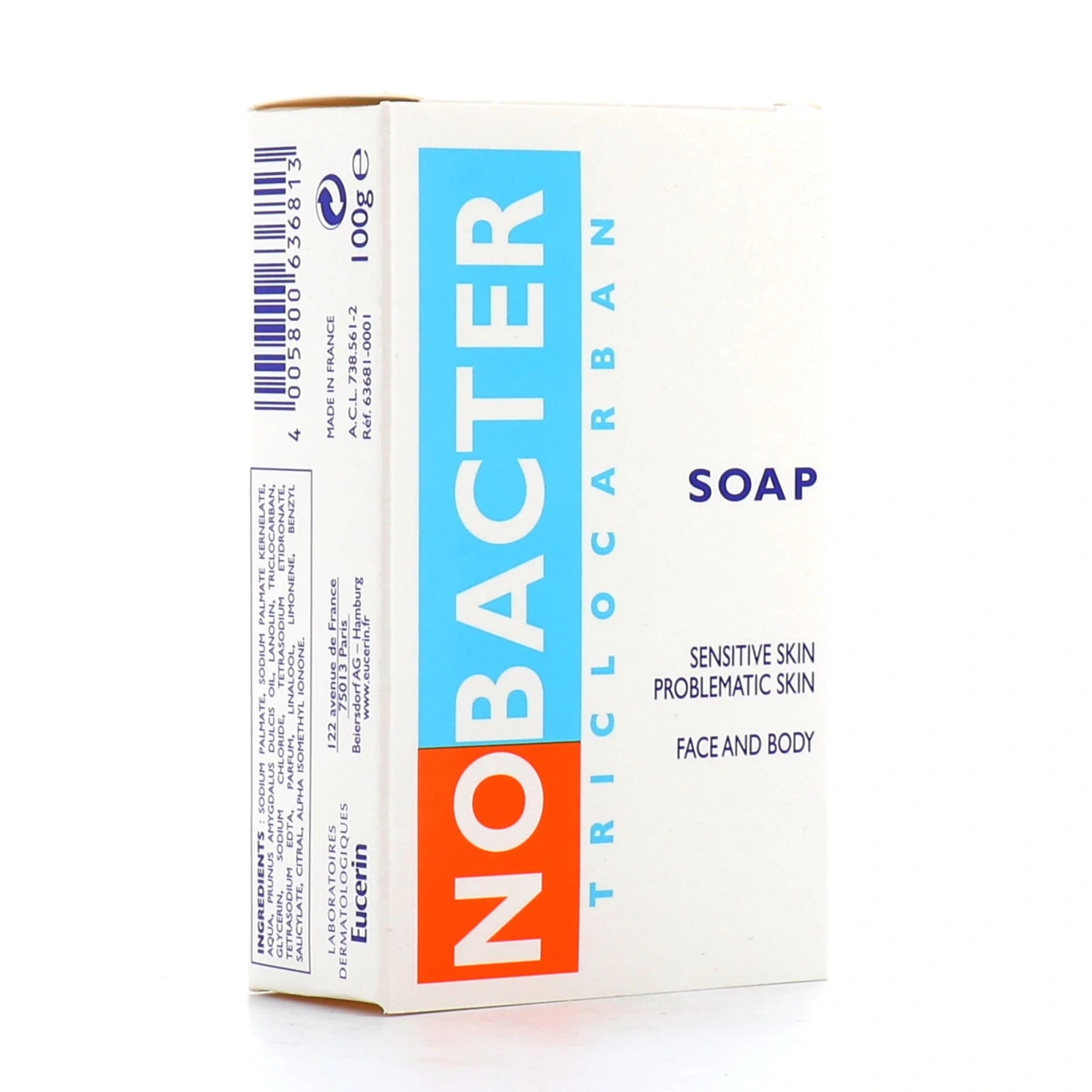 Nobacter Savon hypoallergénique peaux sensibles et à problèmes - Vue 2