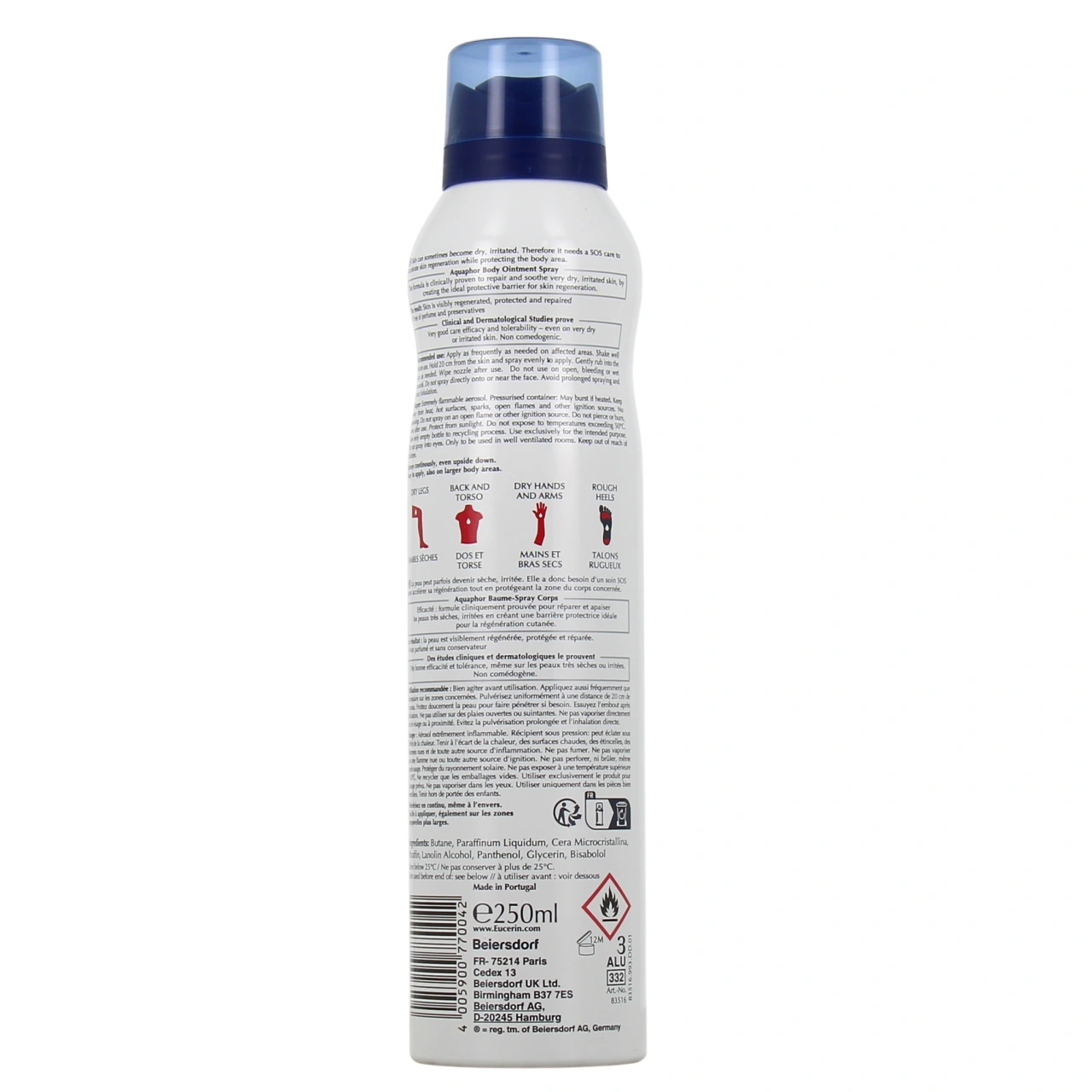 Eucerin Aquaphor Baume-Spray Corps - Vue 3