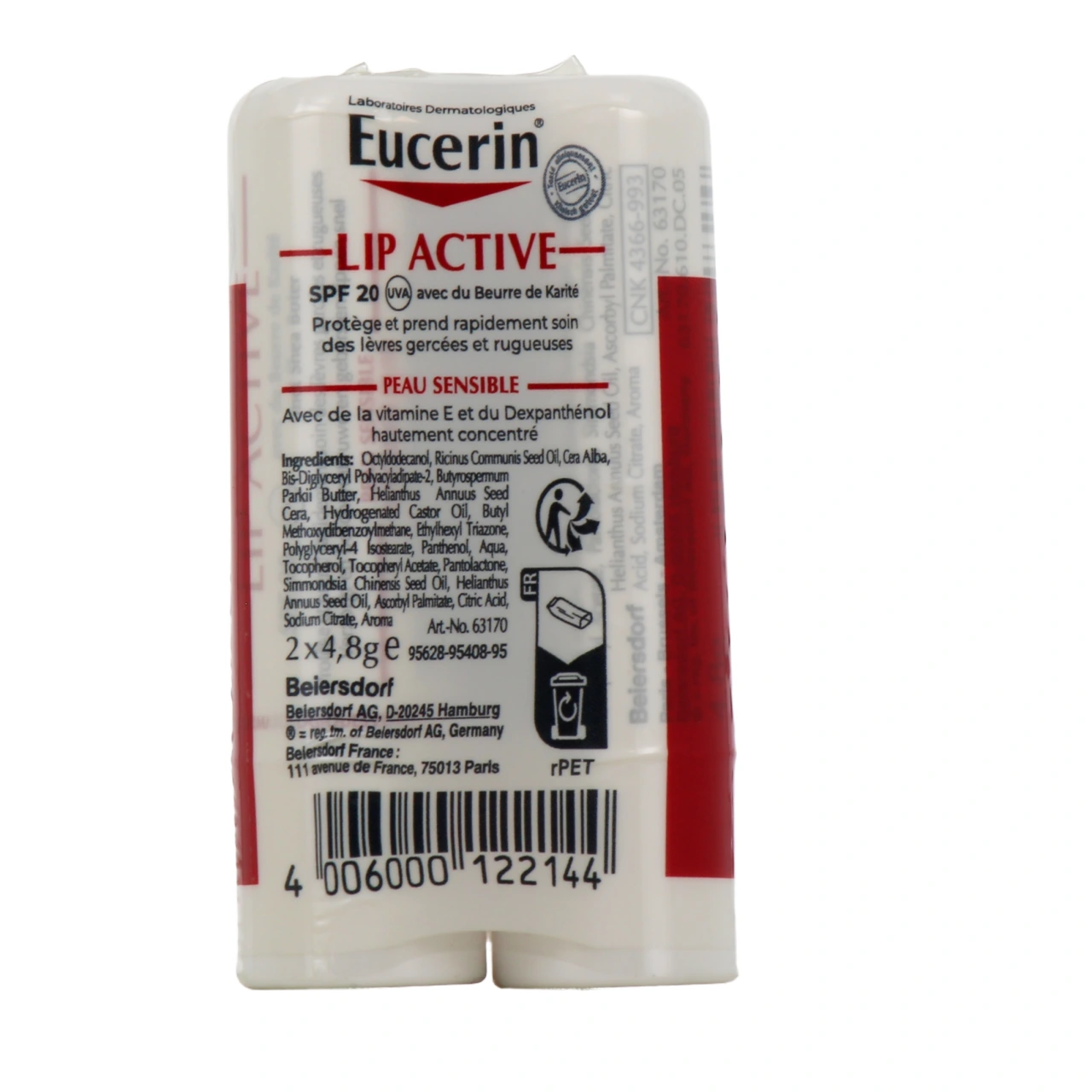 Eucerin Lip Active Soin Lèvres SPF 20 - Vue 5