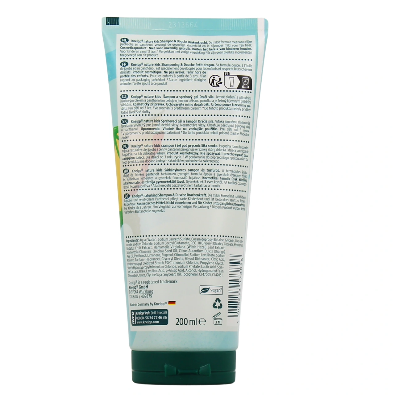 Kneipp Nature Kids Shampooing Douche - Vue 3