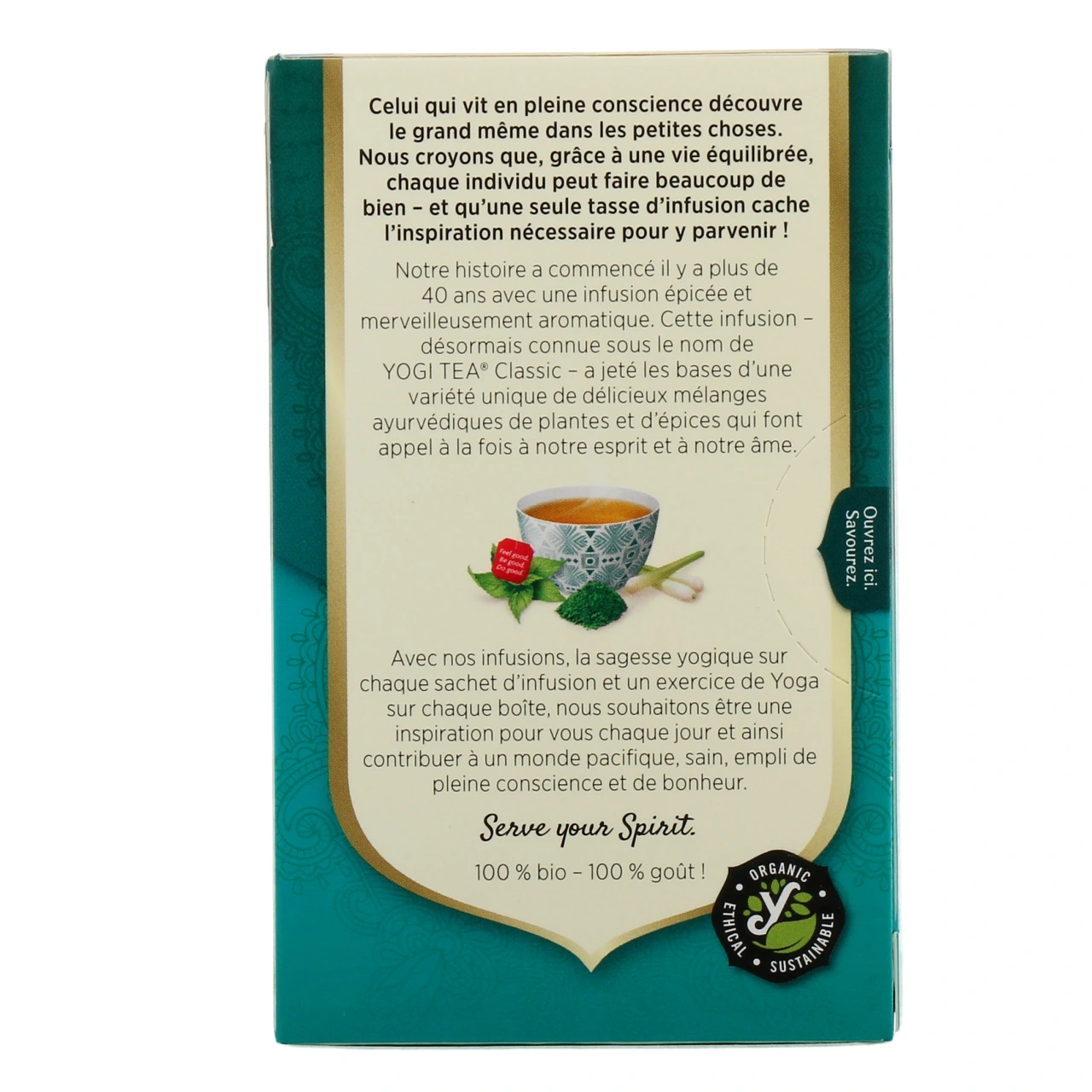 Yogi Tea Chlorella Menthe - Vue 3