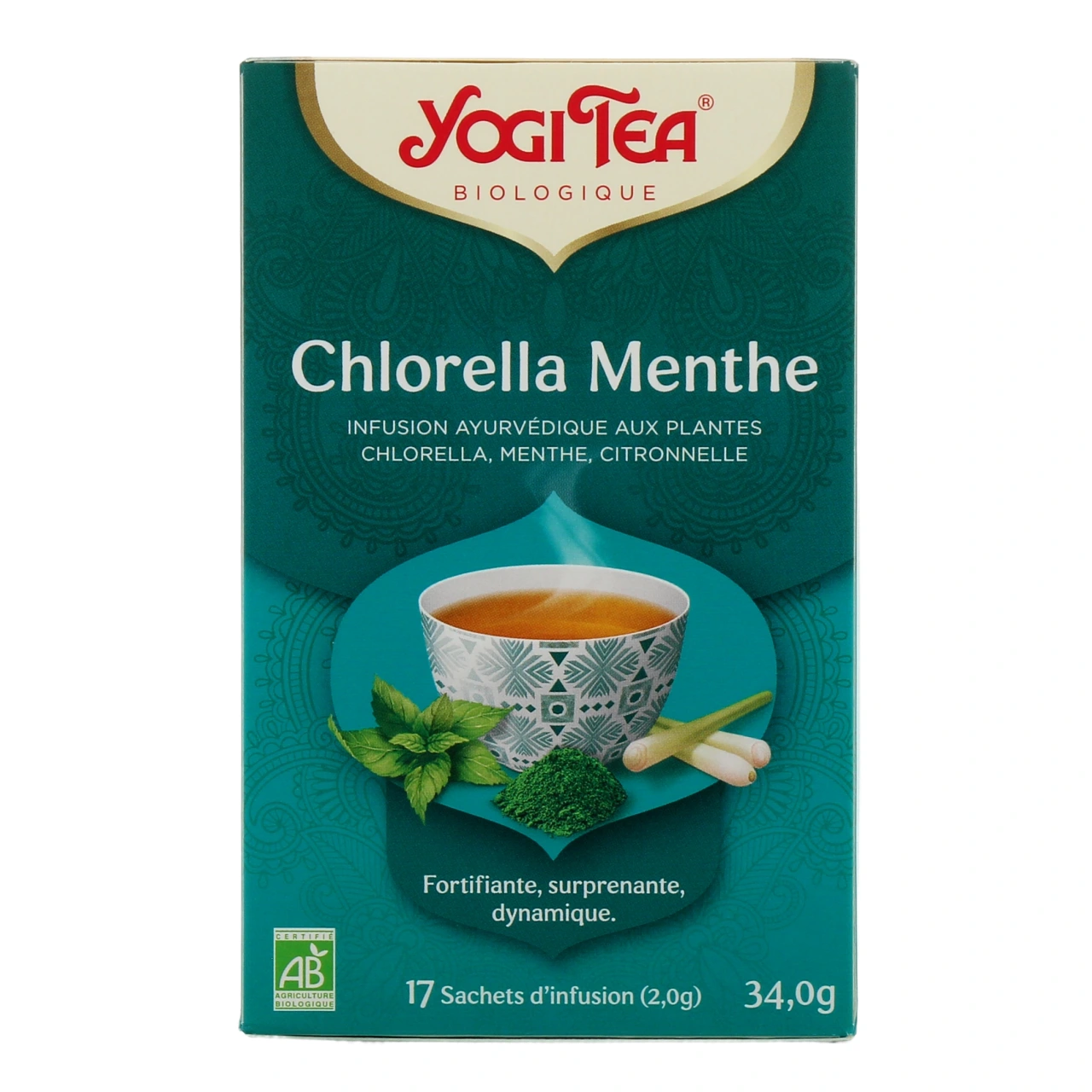 Yogi Tea Chlorella Menthe - Vue 2