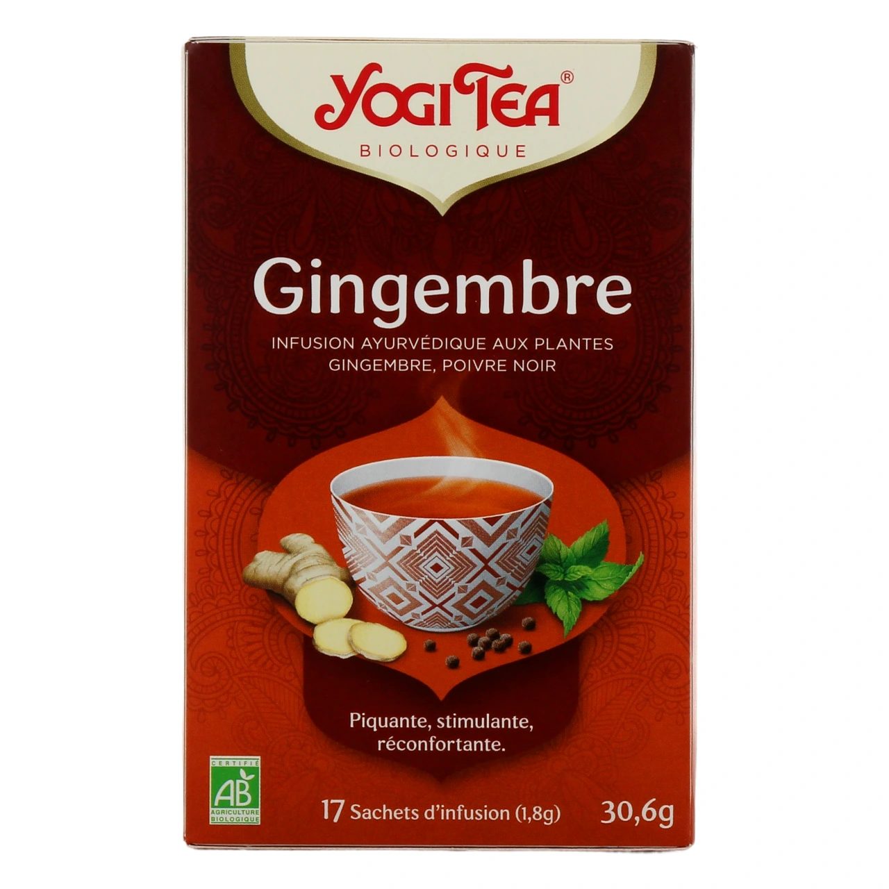 Yogi Tea Tisane Ayurvédique Gingembre - Vue 2