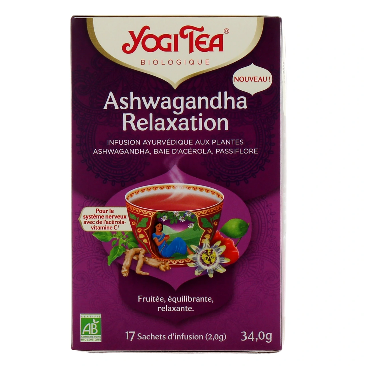 Yogi Tea Ashwagandha Relaxation - Vue 2