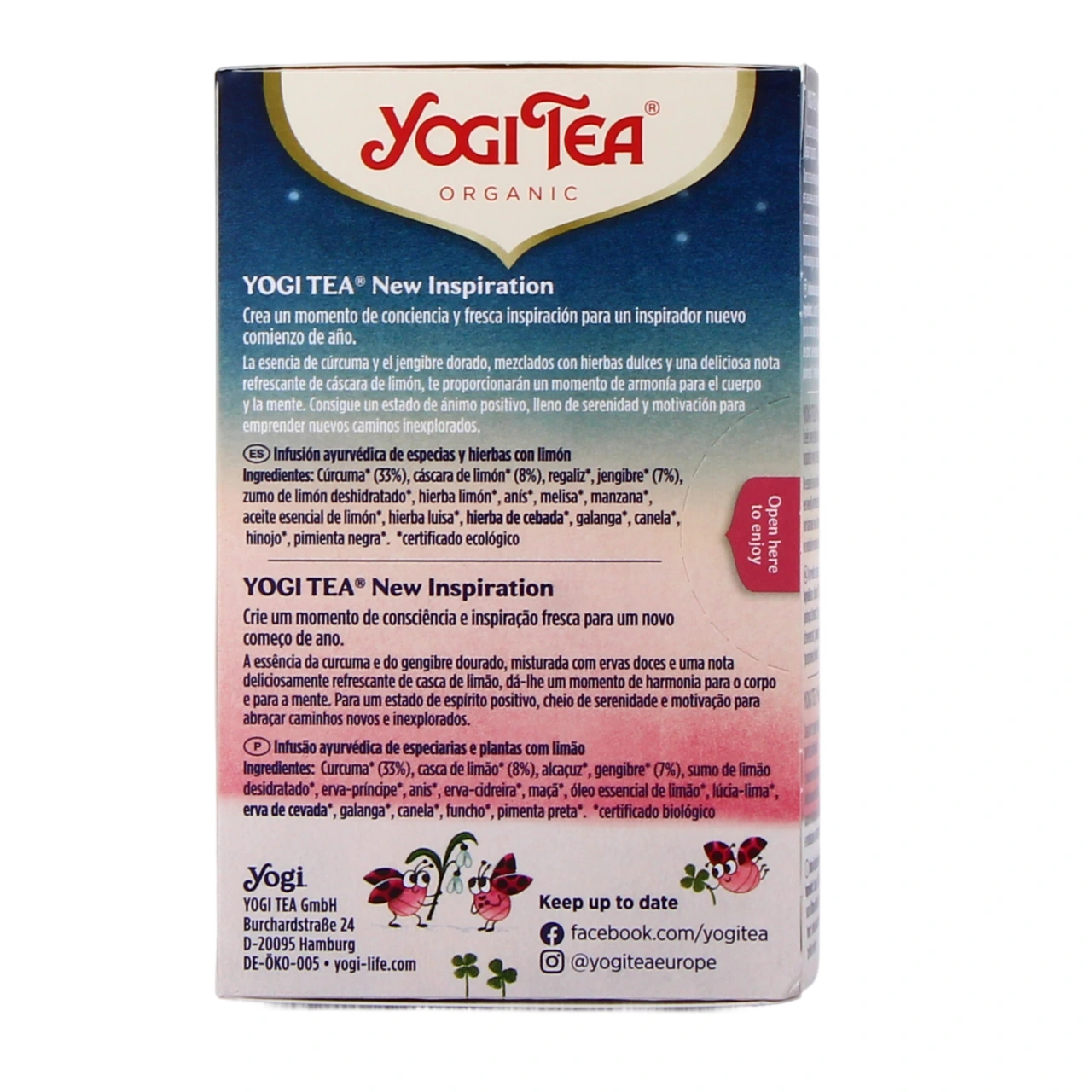 Yogi Tea Infusion New Inspiration - Vue 3