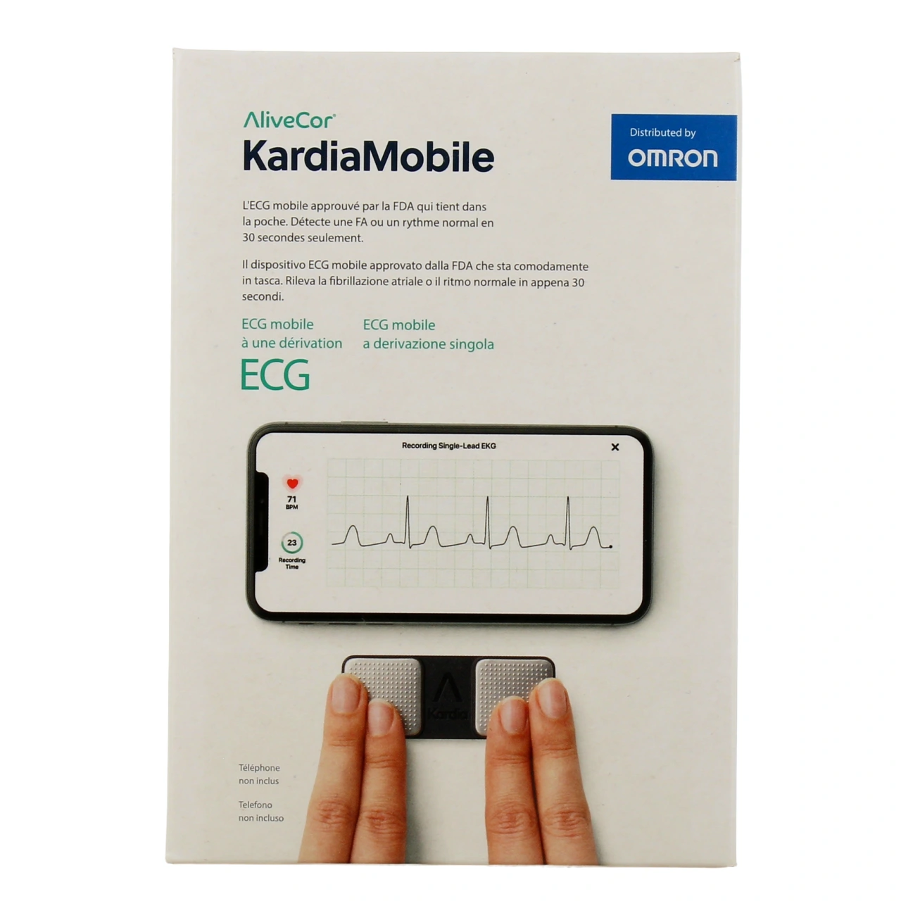 Omron AliveCor KardiaMobile ECG mobile - Vue 5