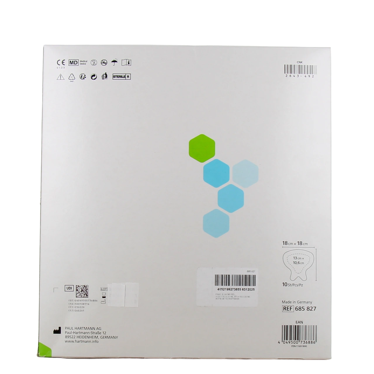 Hartmann HydroTac Sacral Pansement Hydrocellulaire - Vue 3