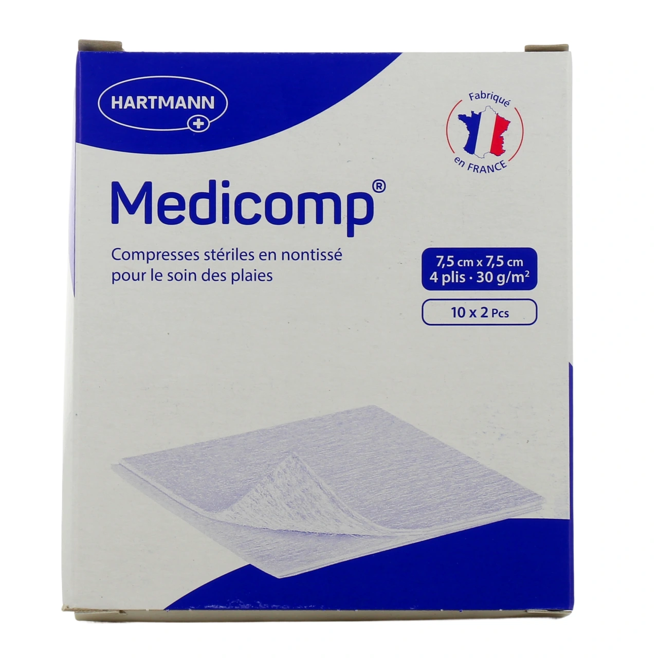 Hartmann Medicomp Compresses Non-Tissé - Vue 2