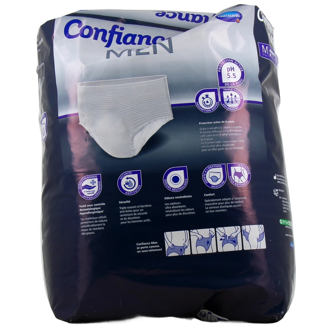 Confiance Men Sous-Vêtements Absorbants - Vue 3