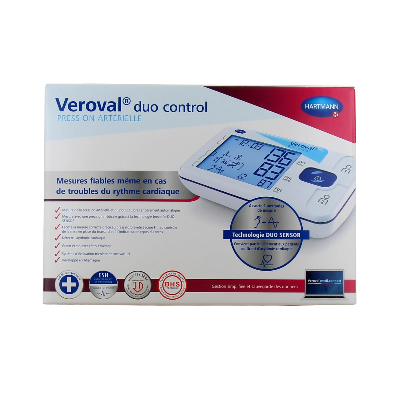 Veroval Duo Control Tensiomètre de Bras - Vue 3