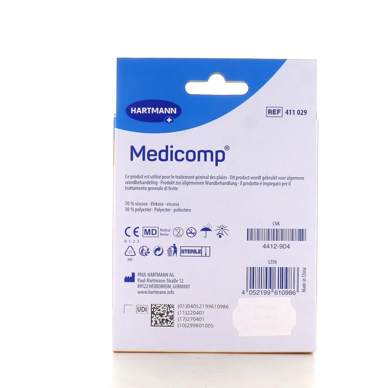 Hartmann Medicomp Compresses Non-Tissé - Vue 6