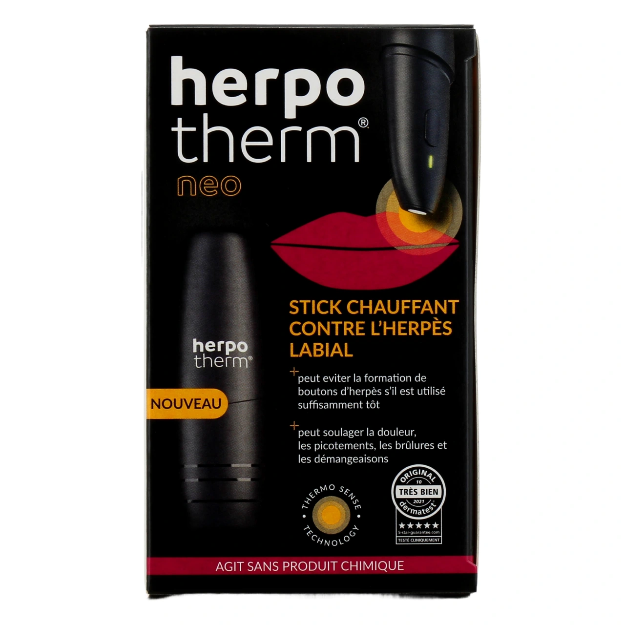Herpotherm Herpès Labial Stick chauffant - Vue 2