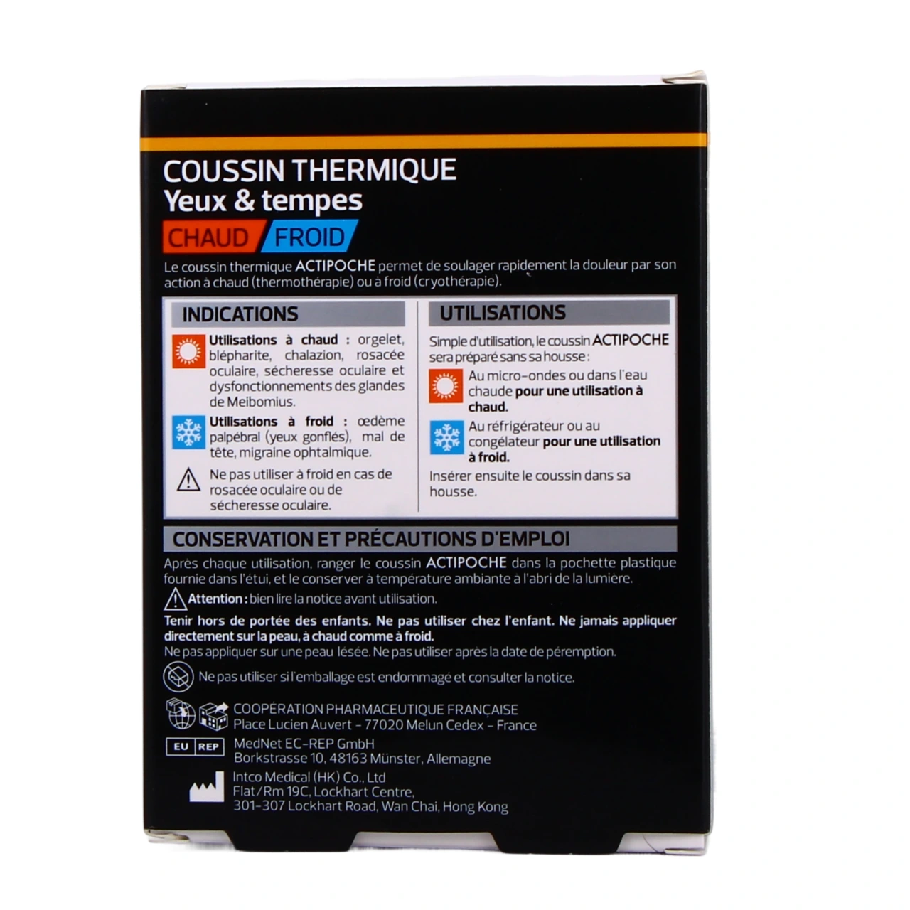 Actipoche Coussin Thermique Yeux et Tempes - Vue 3