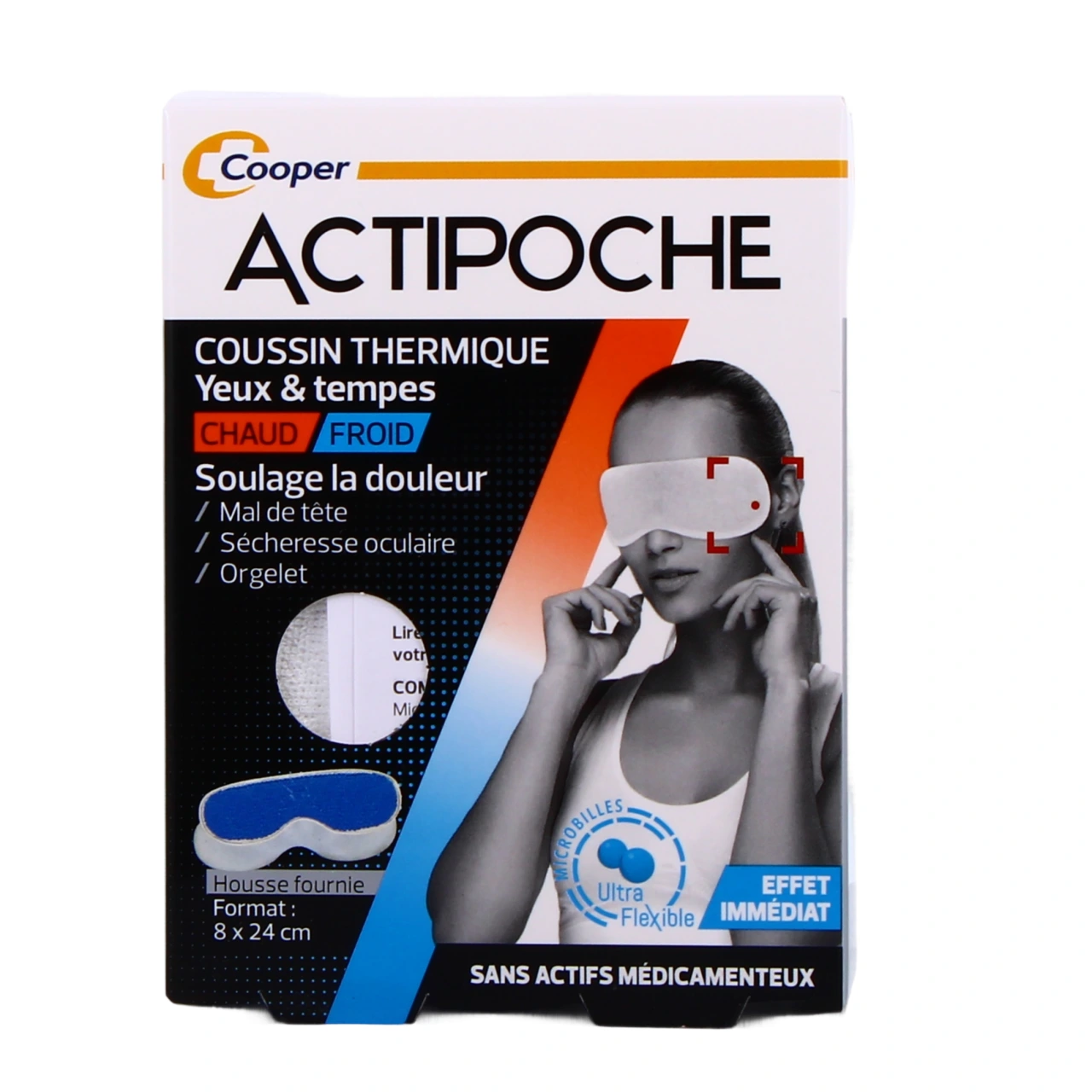 Actipoche Coussin Thermique Yeux et Tempes - Vue 2