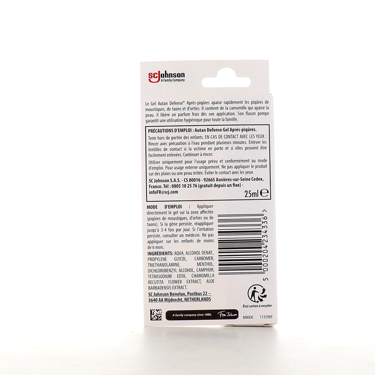 Autan Defense Gel Après-Piqûres - Vue 2