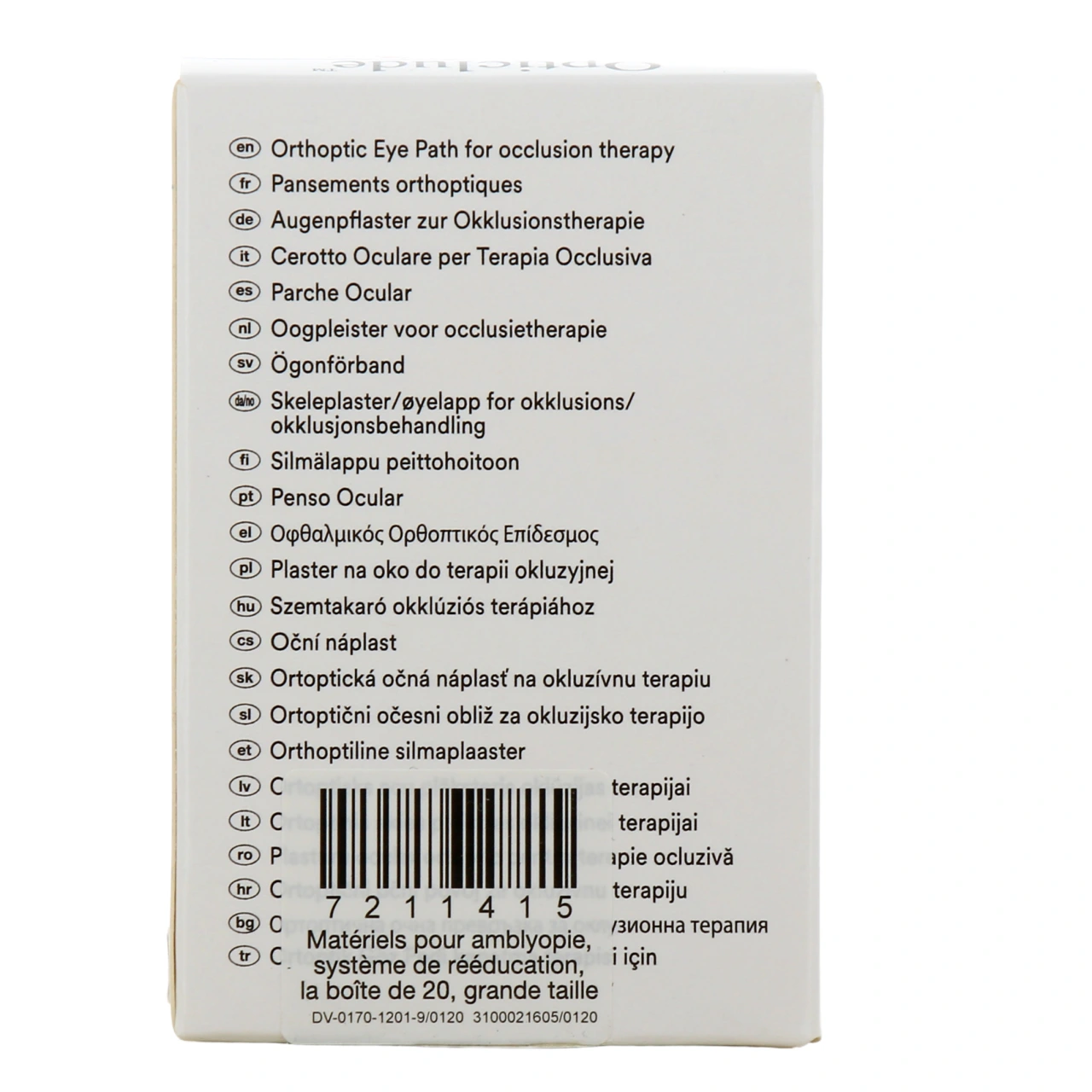 3M Opticlude Pansement Orthoptique - Vue 19