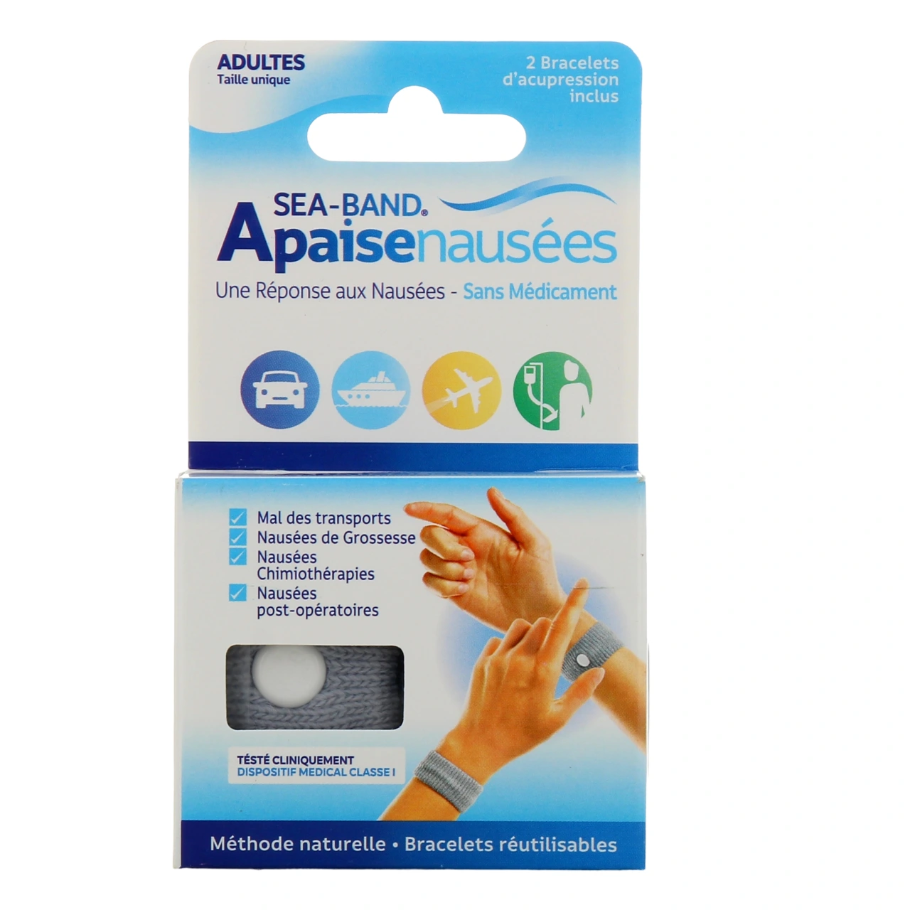 Sea Band Apaise Nausées Bracelets d'Acupression - Vue 26