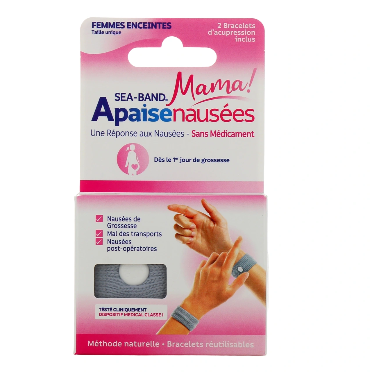 Sea Band Apaise Nausées Bracelets d'Acupression - Vue 2