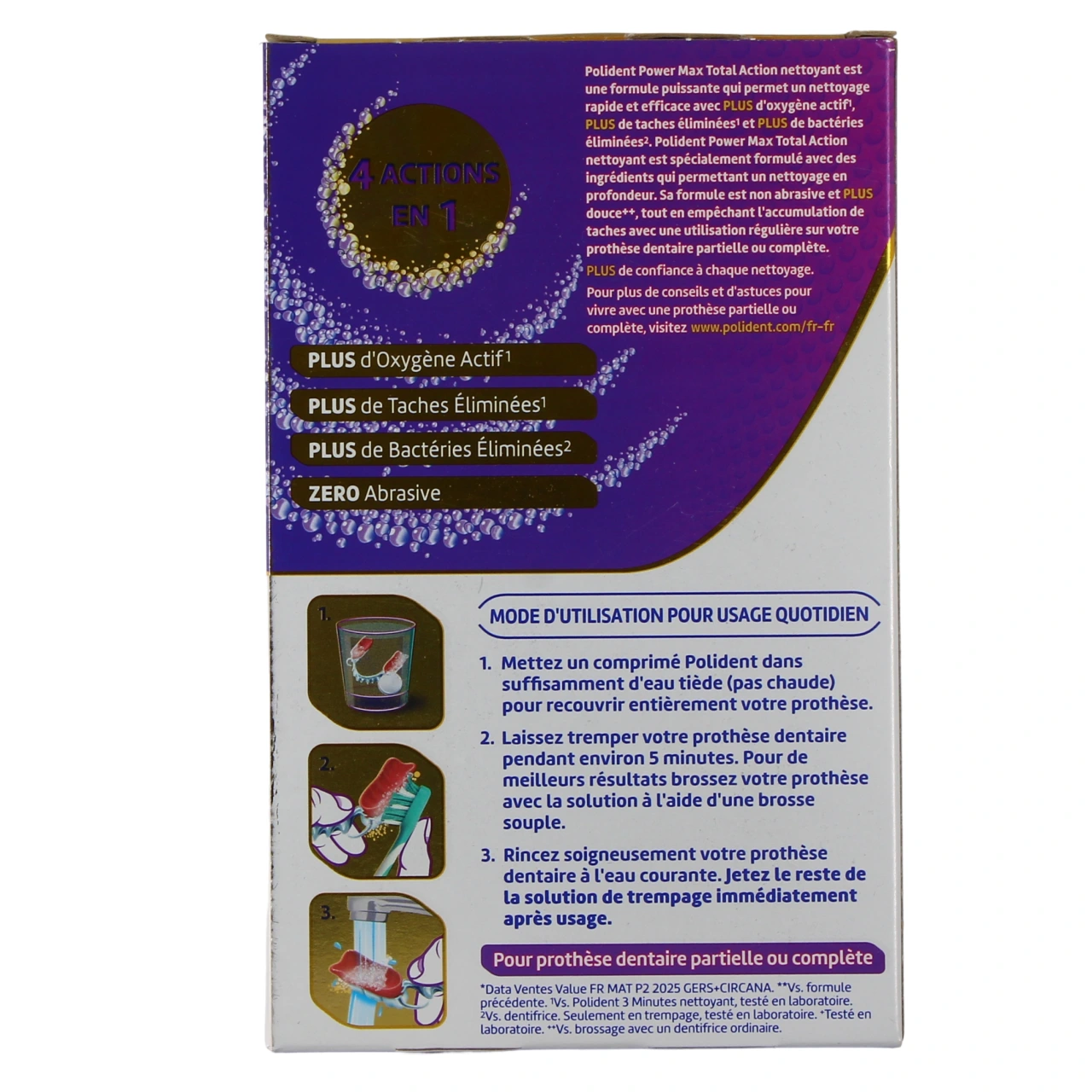 Polident Total Action Nettoyant - Vue 3