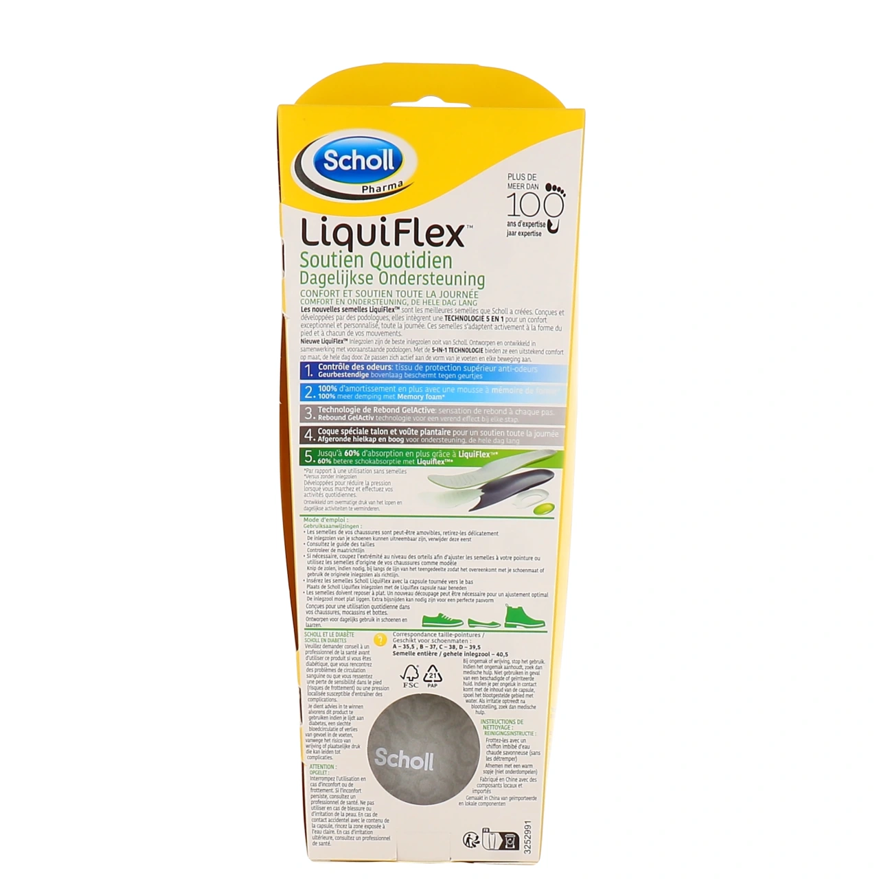 Scholl LiquiFlex Semelles - Vue 6