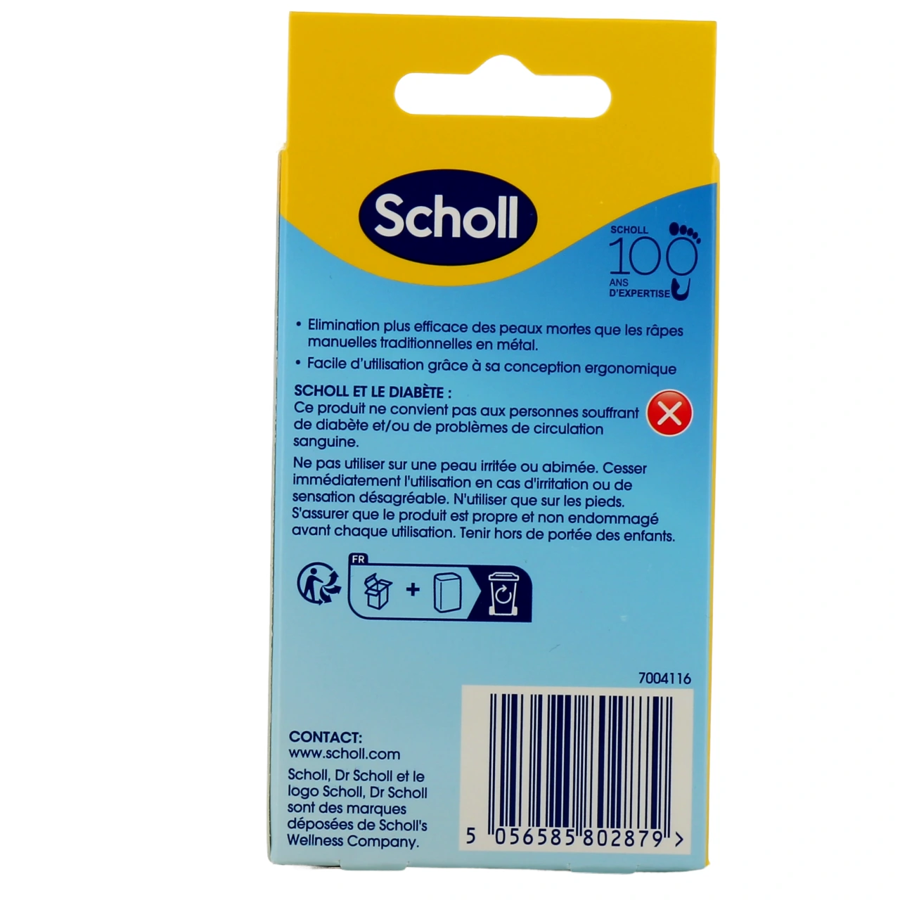 Scholl Râpe Manuelle Anti-callosités Nano Verre - Vue 3