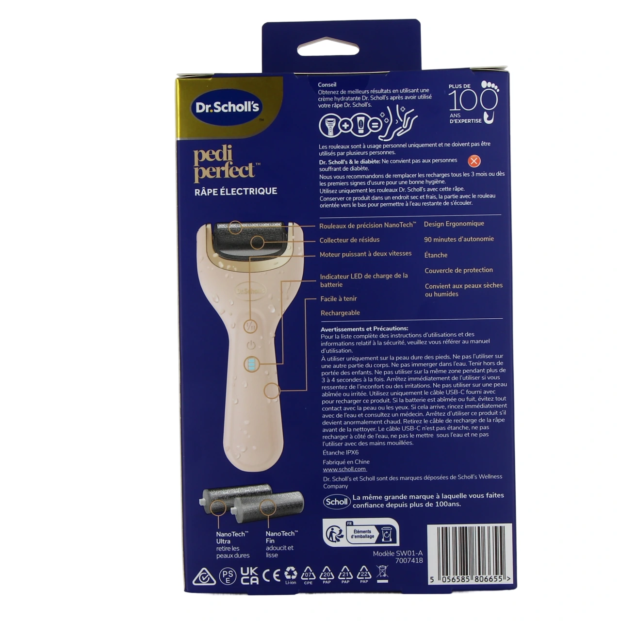 Scholl Pedi Perfect Râpe électrique - Vue 3