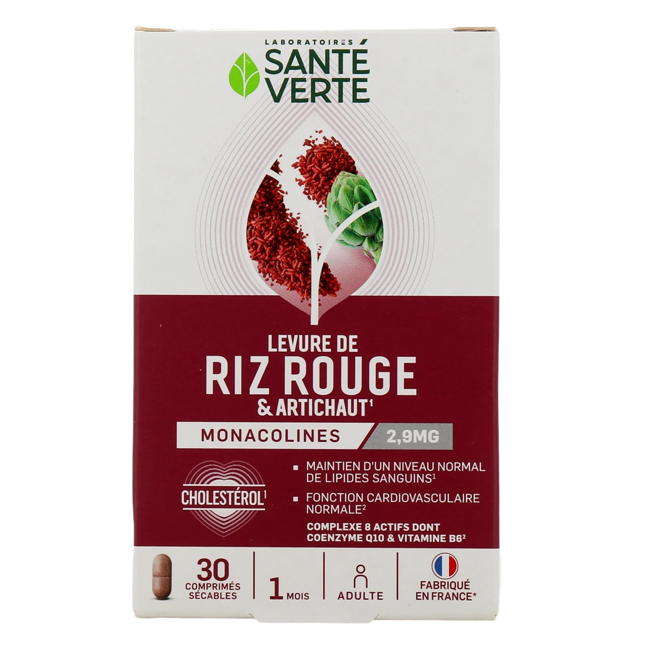Santé Verte Levure de Riz Rouge - Vue 2