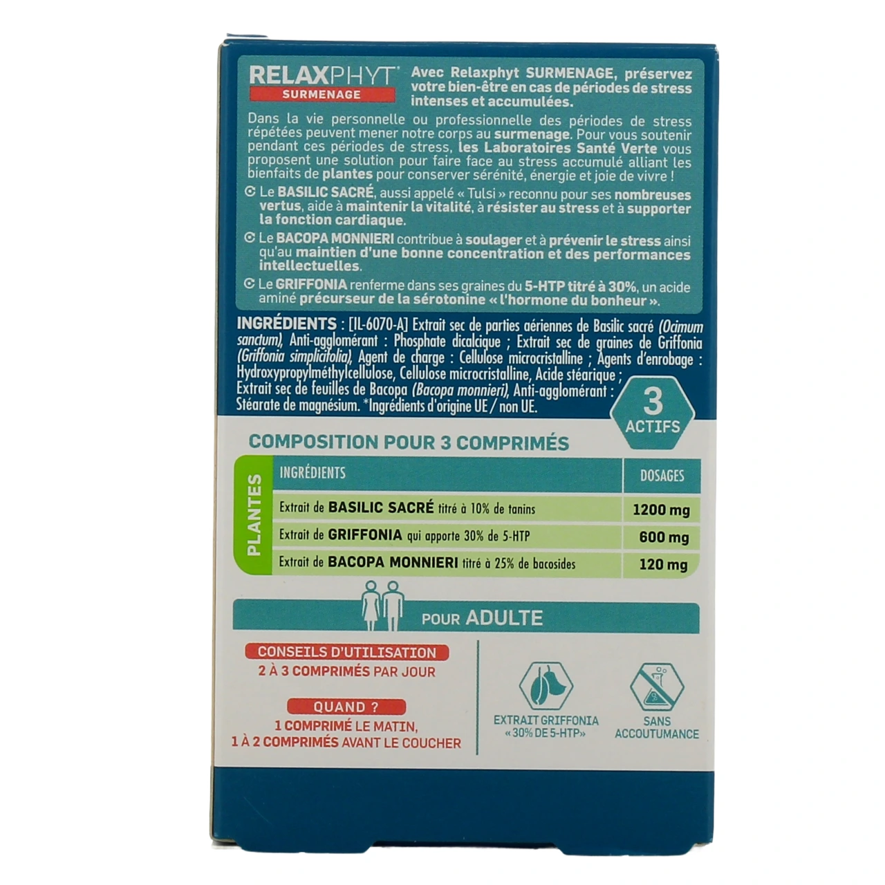 Relaxphyt Surmenage - Vue 3