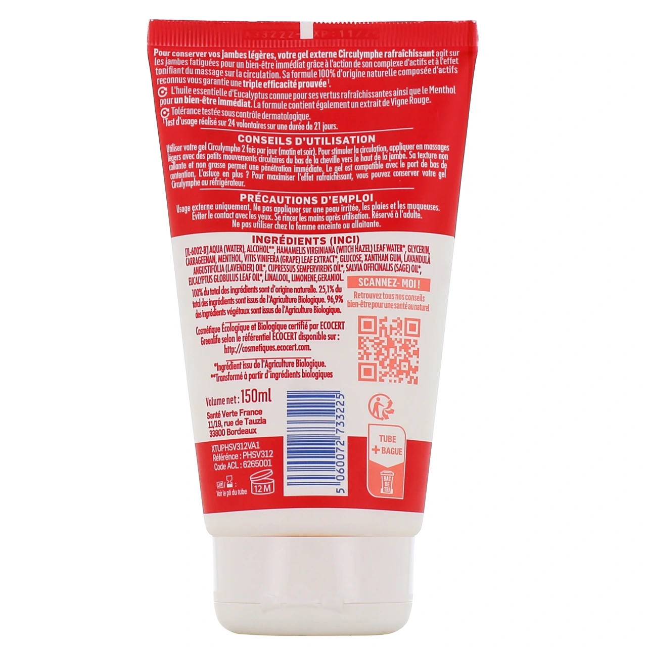 Circulymphe Jambes Légères Gel Externe Bio - Vue 3