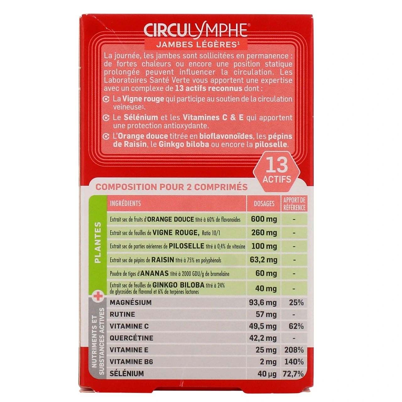 Circulymphe Jambes Légères Comprimés - Vue 3