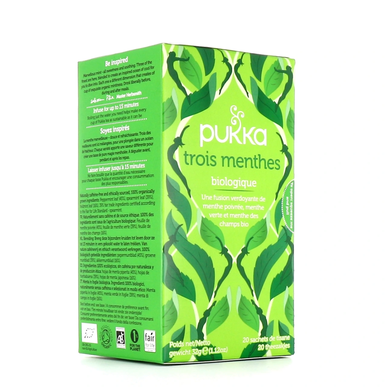 Pukka Infusion Trois Menthes Bio - Pukka