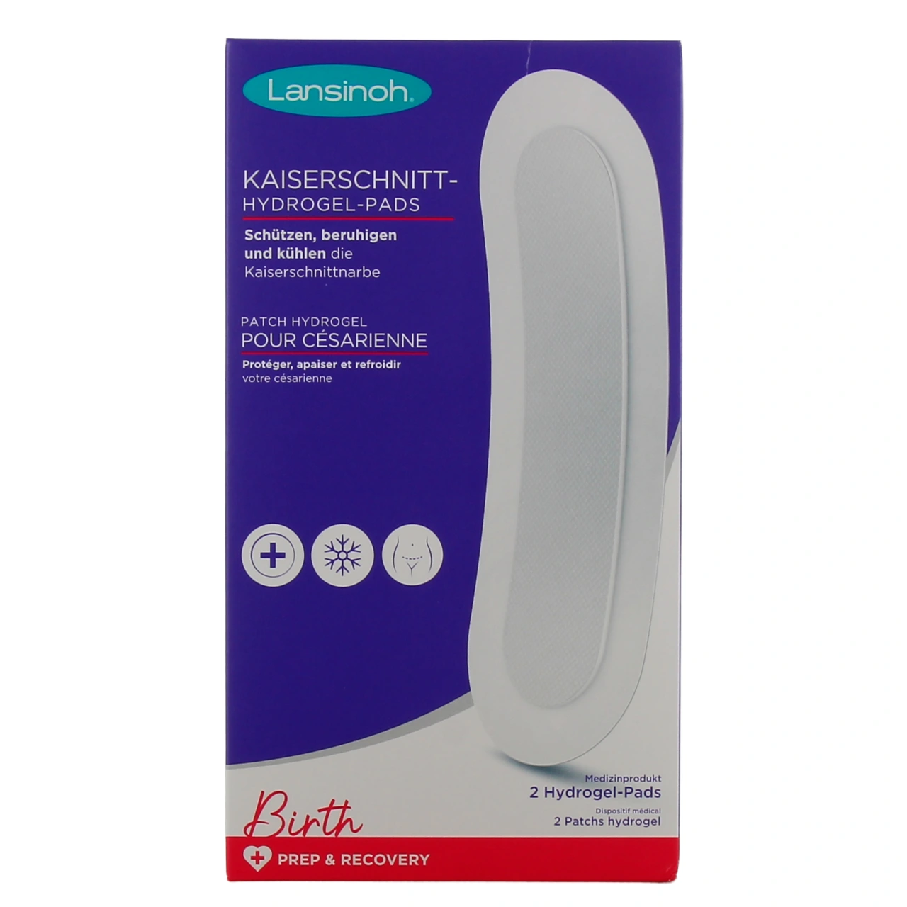 Lansinoh Patch Hydrogel Césarienne - Vue 2