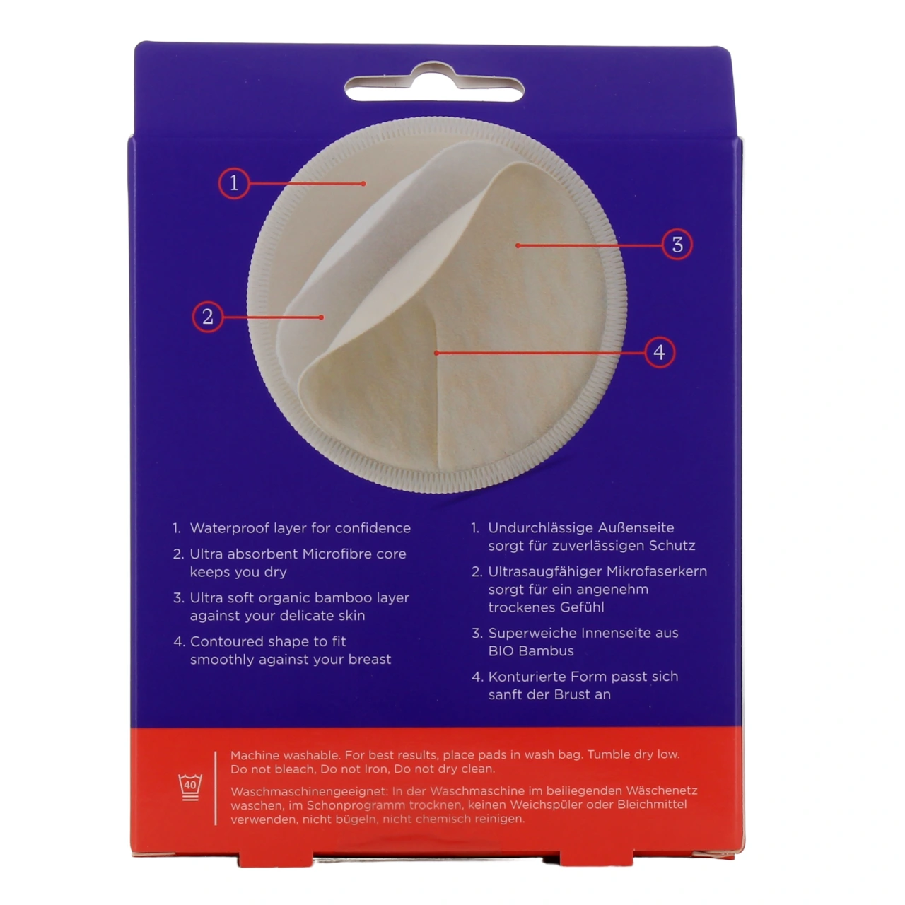 Lansinoh Coussinets Allaitement Lavables - Vue 3