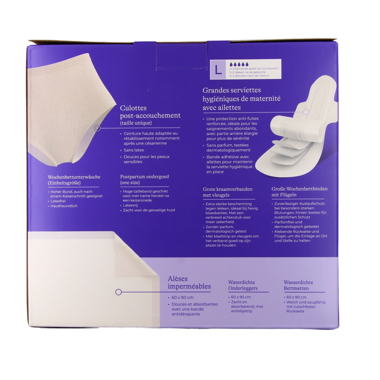 Lansinoh Kit Anti-Fuites Post-Partum - Vue 3