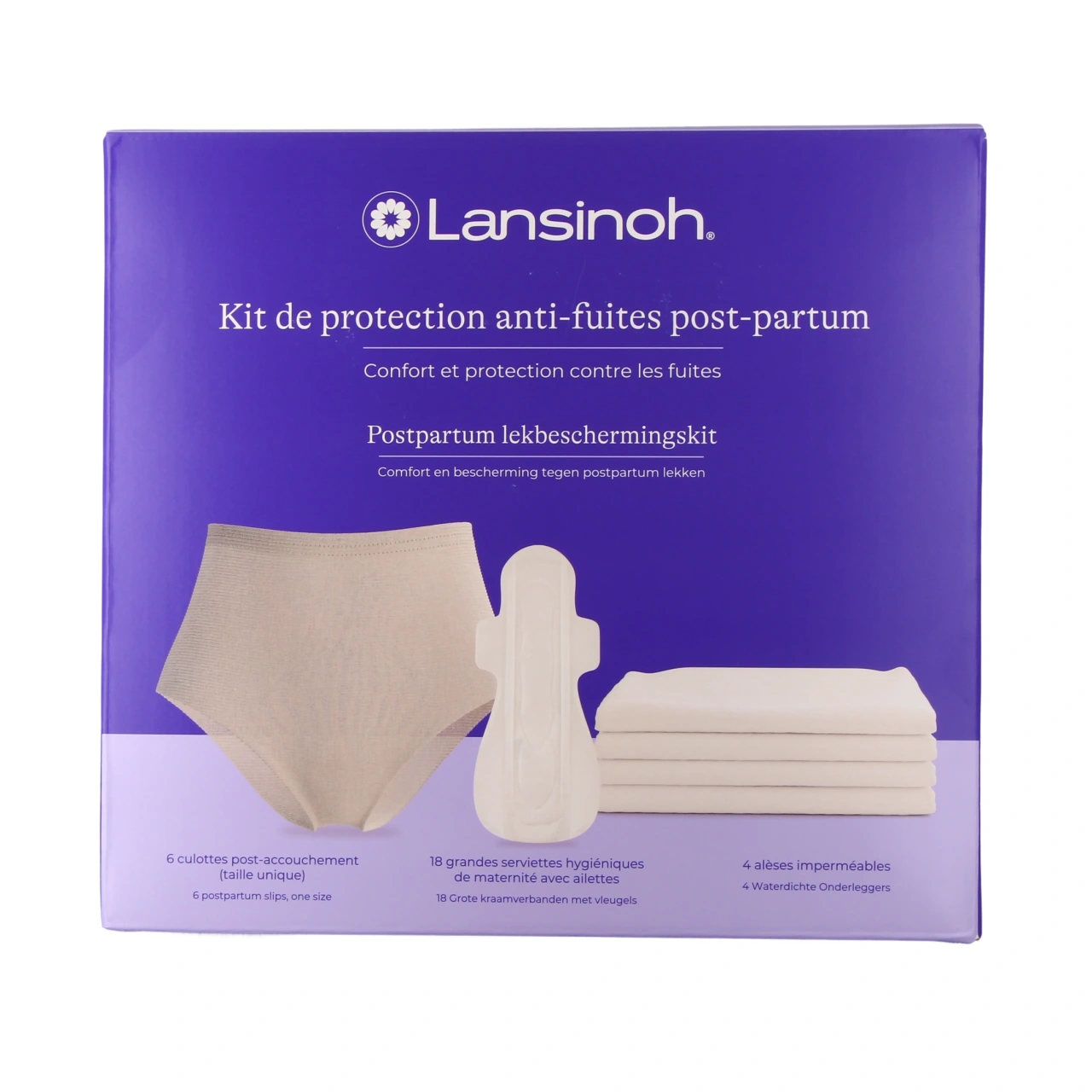 Lansinoh Kit Anti-Fuites Post-Partum - Vue 2