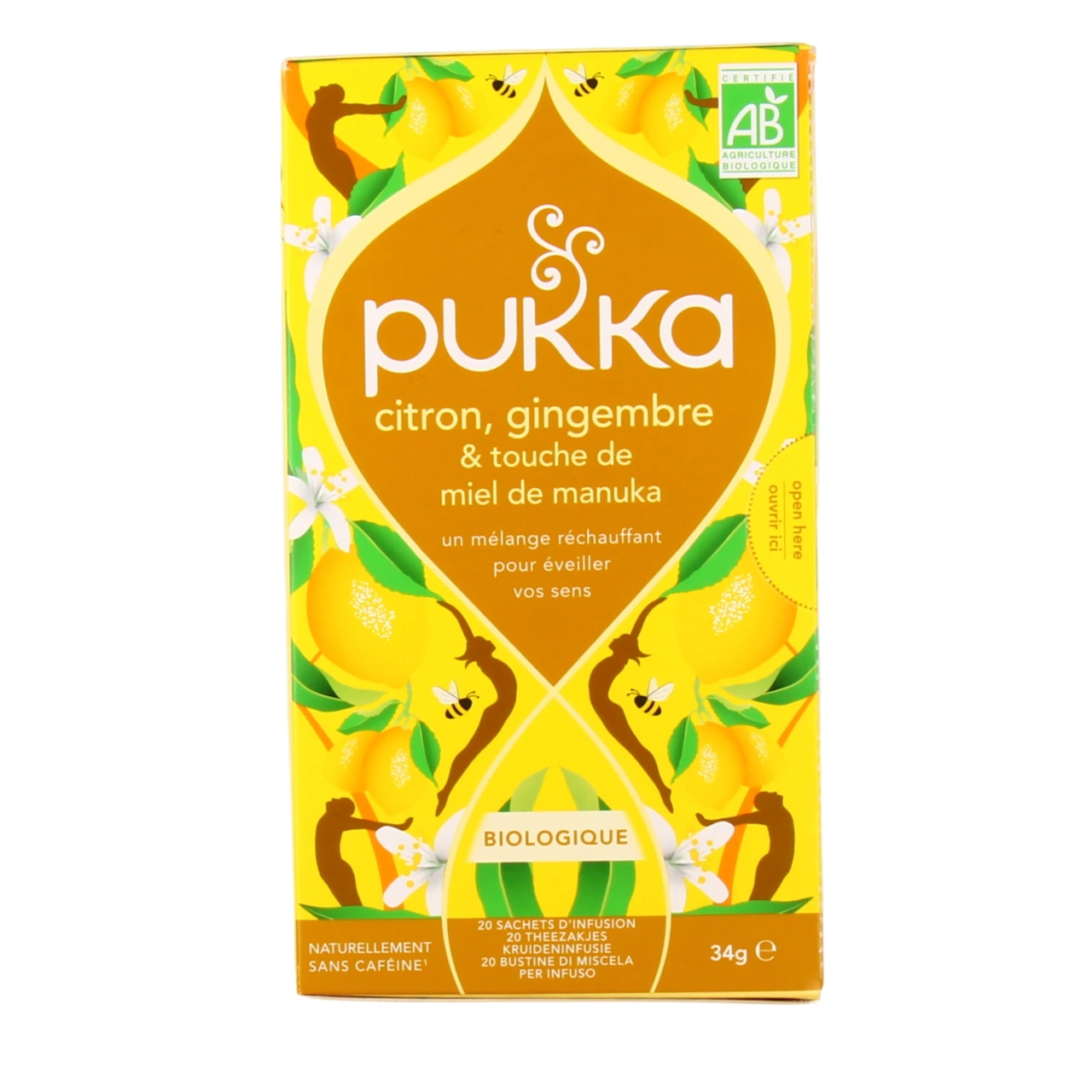Pukka Infusion Citron, Gingembre et Miel de Manuka - Vue 2