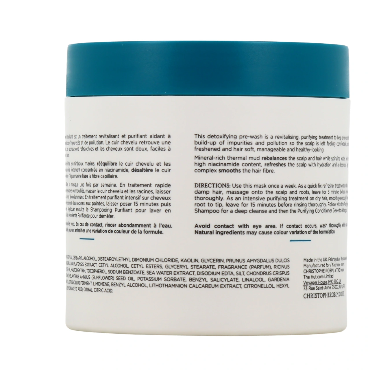 Christophe Robin Masque Purifiant à la Boue Thermale - Vue 3
