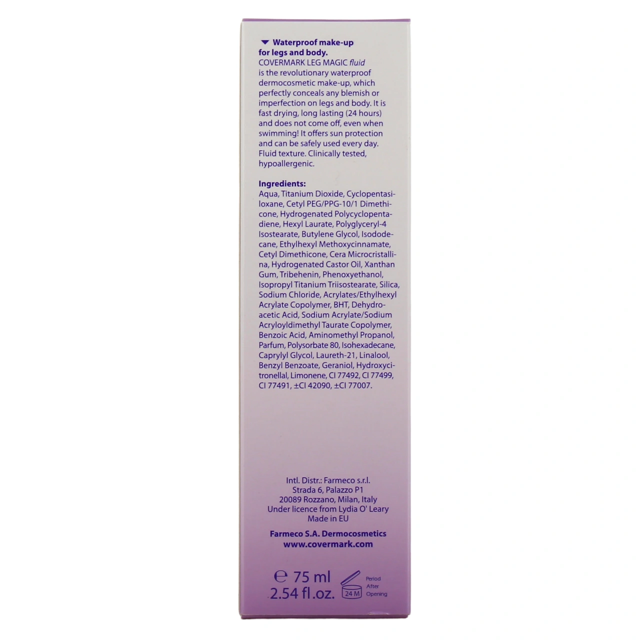 Covermark Leg Magic Fluid SPF40 - Vue 6