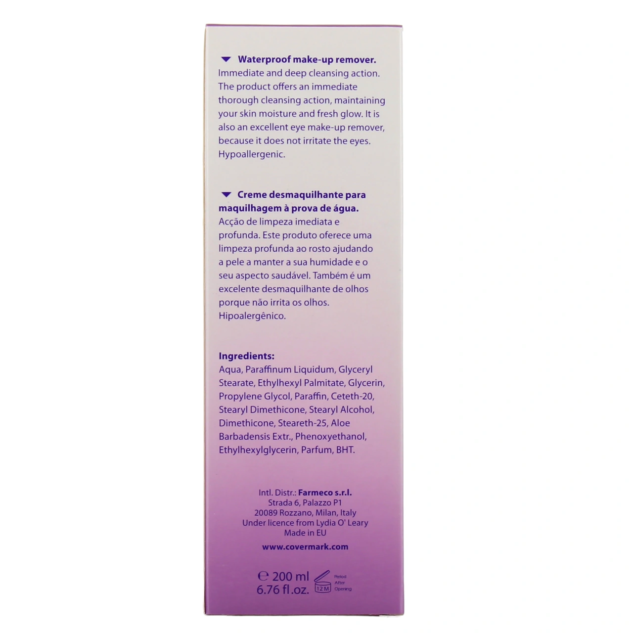 Covermark Removing Cream Crème Démaquillante - Vue 3