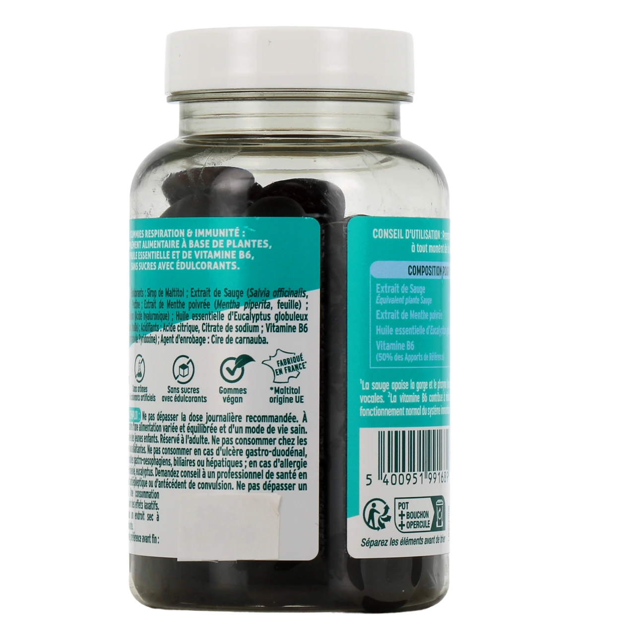 Valda Gummies Sans Sucres Respiration & Immunité - Vue 3