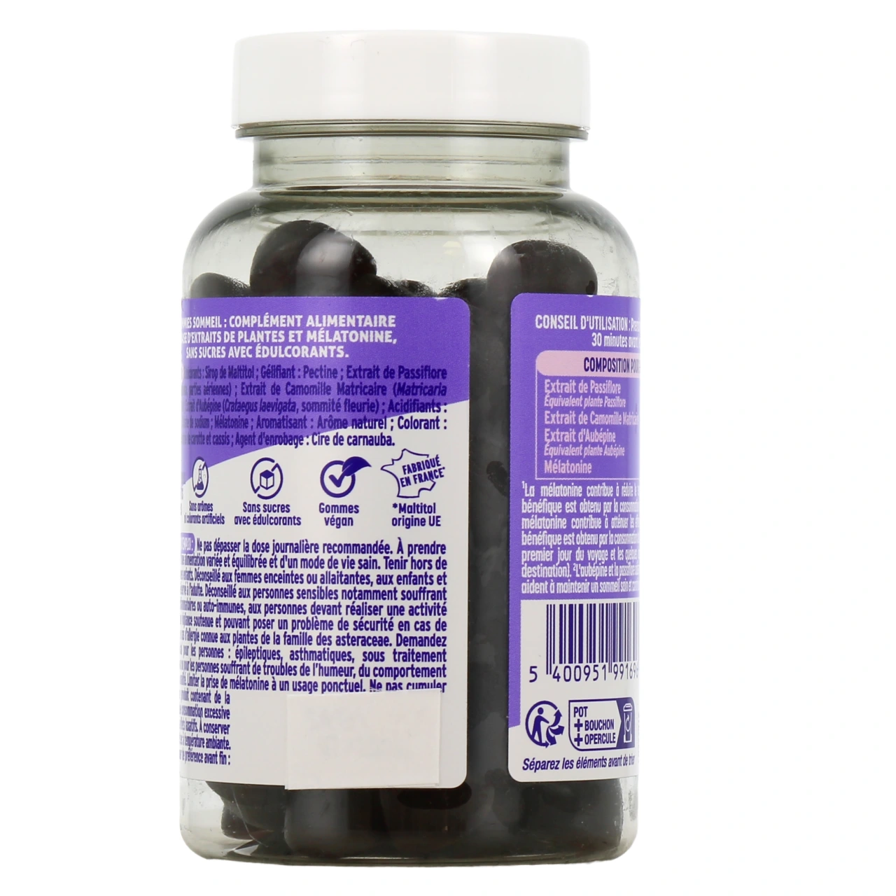 Valda Gummies Sans Sucres Sommeil - Vue 3