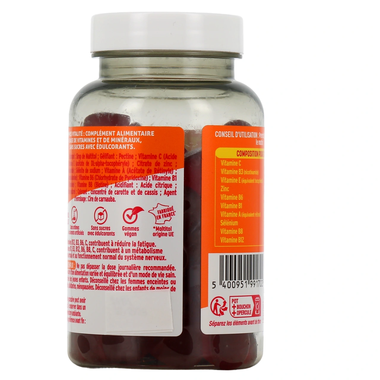 Valda Gummies Sans Sucres Vitalité - Vue 3
