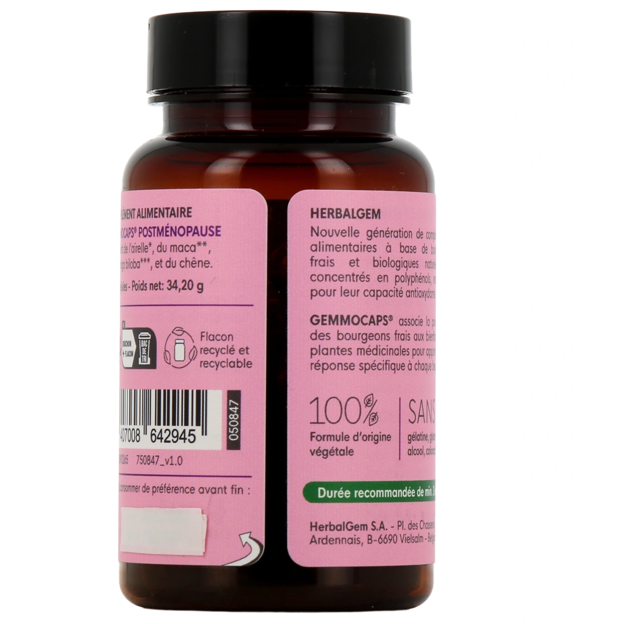 Herbalgem Gemmocaps Postménopause - Vue 3