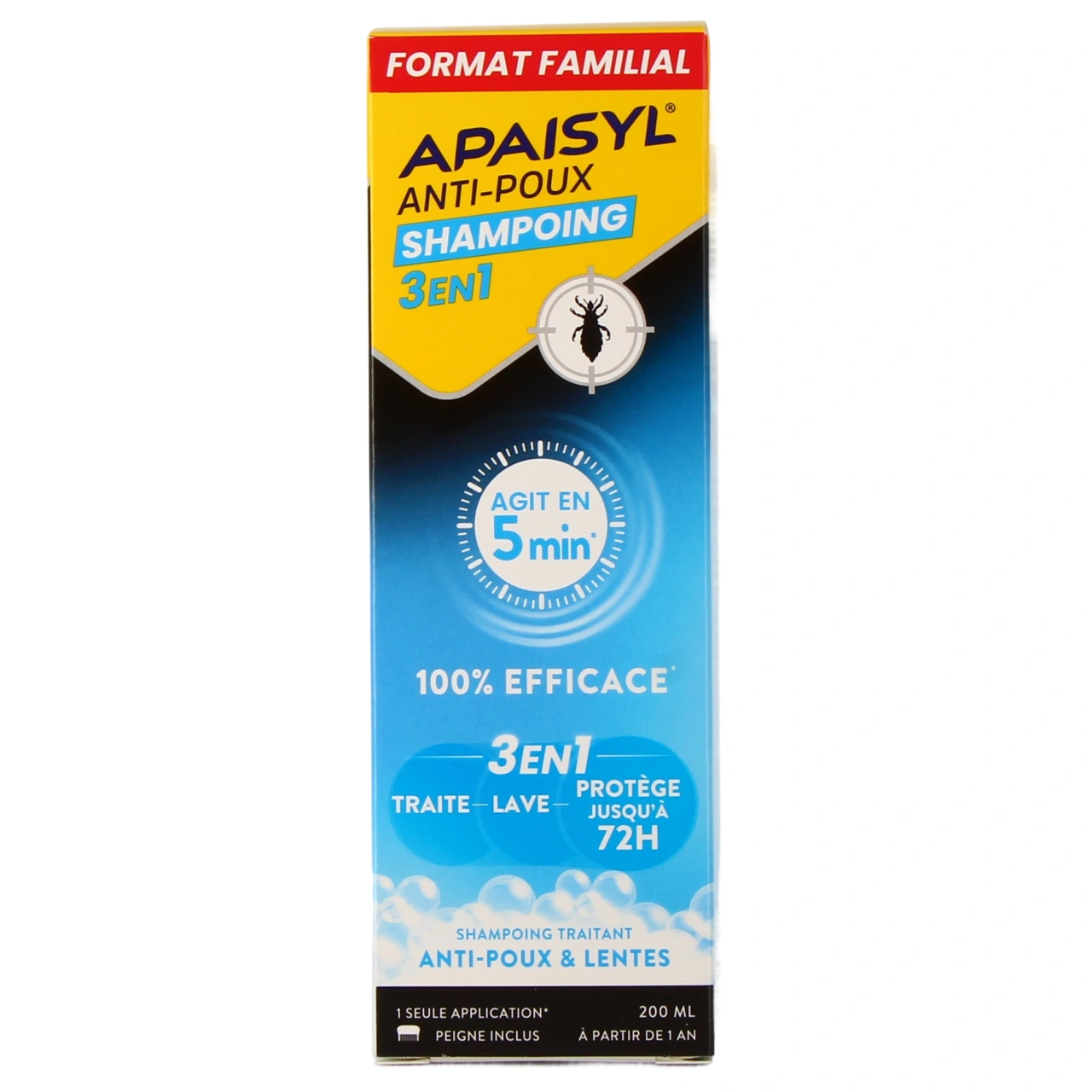 Apaisyl Anti-Poux Shampoing 3en1 - Vue 5