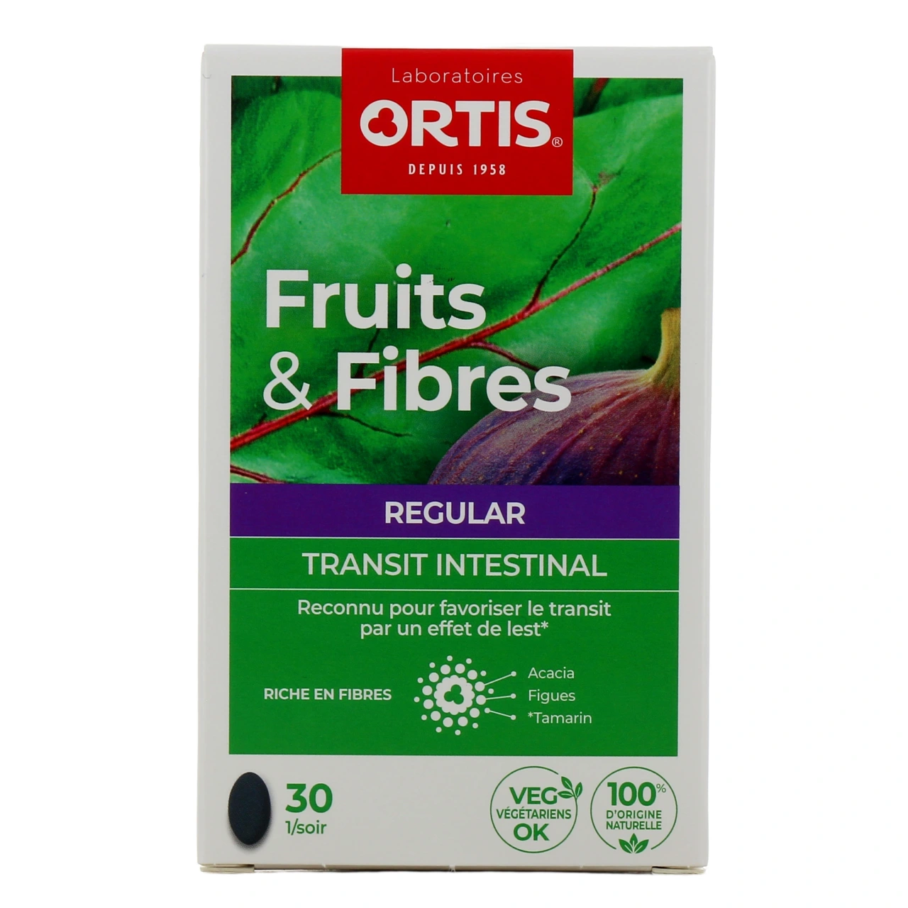 Ortis Fruits & Fibres Regular Transit Intestinal Comprimés - Vue 2