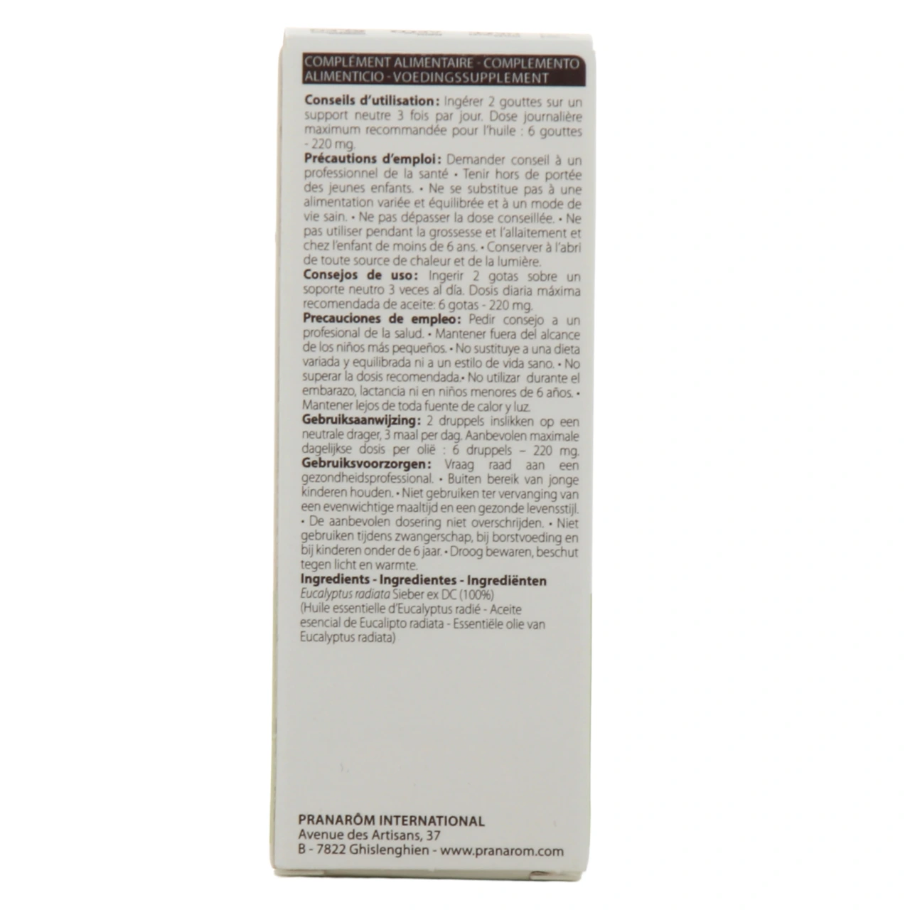 Pranarom Huile essentielle Eucalyptus radié - Vue 3