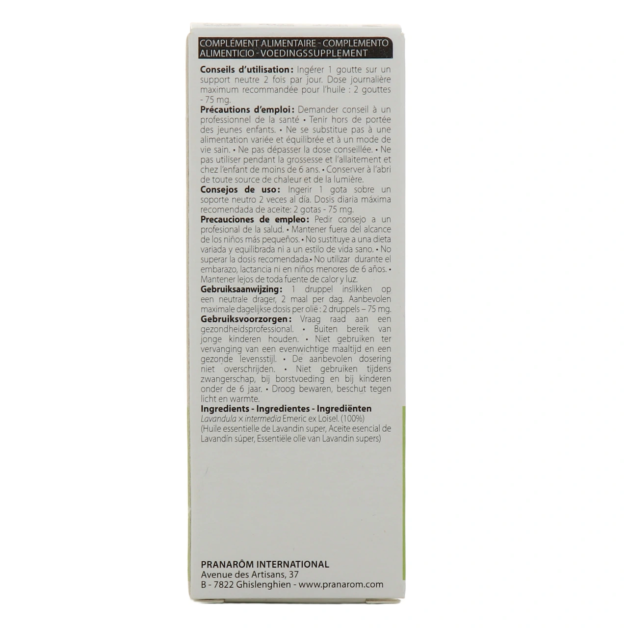 Pranarom Huile essentielle Lavandin super - Vue 3