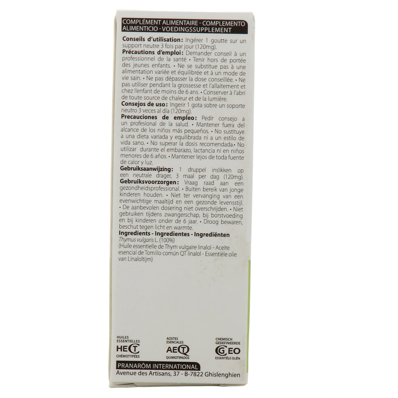 Pranarom Huile Essentielle de Thym à Linalol - Vue 6