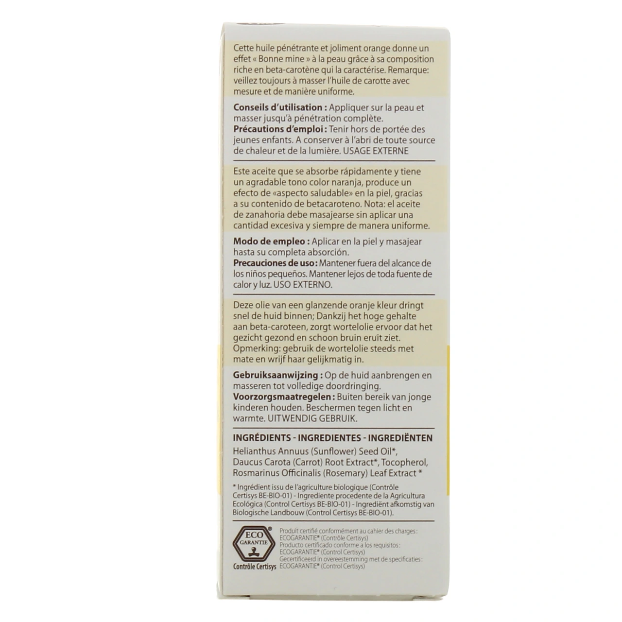 Pranarom Huile Végétale Carotte Bio - Vue 3