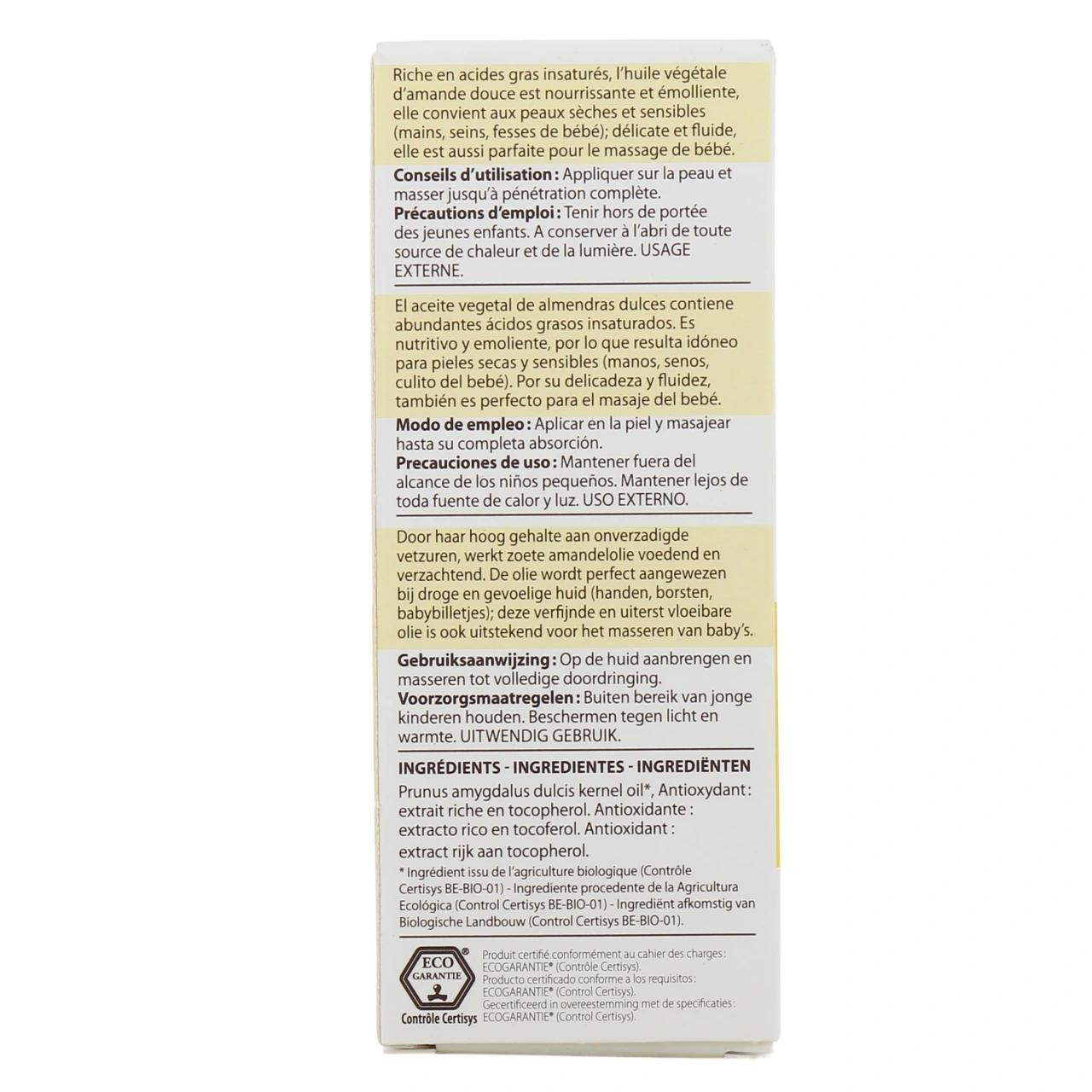 Pranarom huile végétale Amande douce Bio - Vue 3